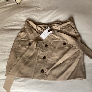 NWT lovers, and friends khaki skirt